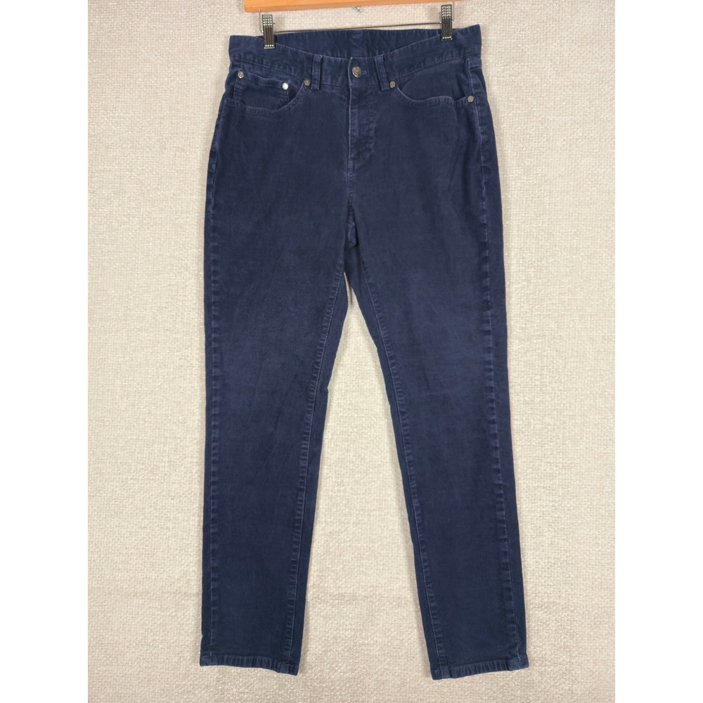 Brooks Brothers Mens Slim Fit Navy Blue Corduroy 5-Pocket‎ Pants W31 L30